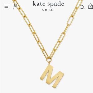 Kate Spade Gold Initial Necklace